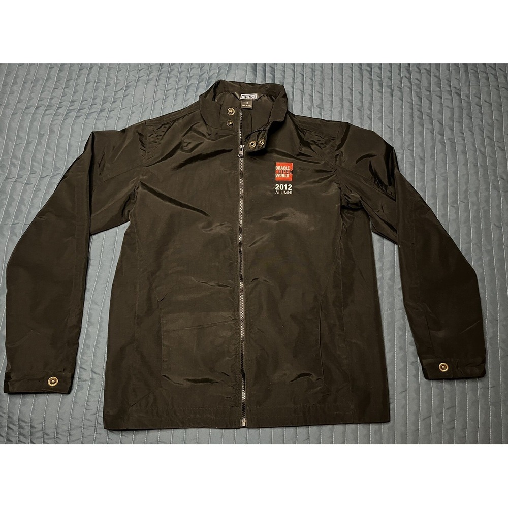 Oracle Open World Sailing Alumni 2012 Jacket Bishop Men's Medium Black Full Zip